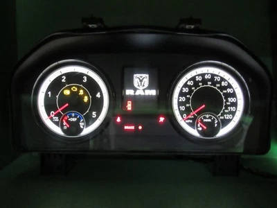 18 RAM 2500 3500 CUADRO DE INSTRUMENTOS VELOCÍMETRO TACÓMETRO KILOMETRAJE PROG RECONSTRUIDO 2243 Foto 1 de 4