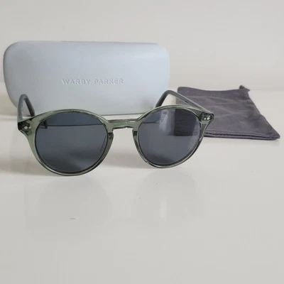 Warby Parker Sunlasses Eyeglasses MORGAN 712 48-19-145 Rosemary Green - Image 1 of 4