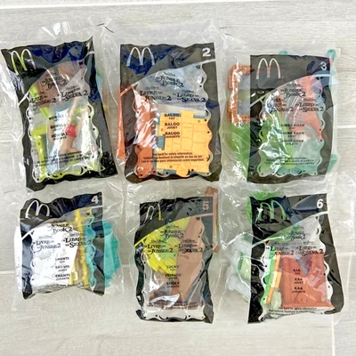 McDonald's Happy Meal Toys Disney El Libro de la Selva 2 Juego Completo de 6 Precintados Foto 1 de 2