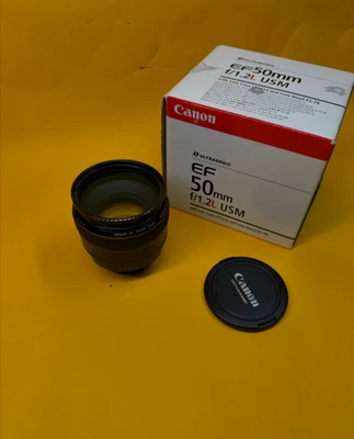 Lente Canon EF 50 mm F/1,2 USM Foto 1 de 4