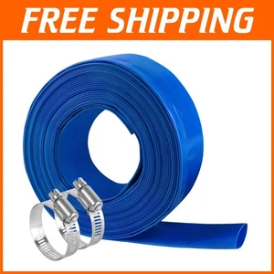Manguera de retrolavado para piscina de 2" x 100 pies de alta resistencia - reforzada y resistente a la intemperie - Imagen 1 de 11