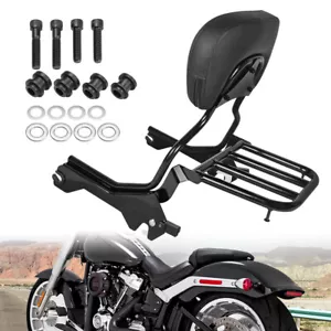 Respaldo desmontable para Harley Softail Fat Boy 2018-2024 FXBRS con portaequipajes - Imagen 1 de 9