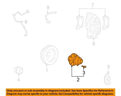 FORD OEM 05-10 F-250 Super Duty componentes de freio-rolamento de cubo AC3Z1104F - Imagem 1 de 2