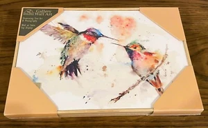 NEU Big Sky Carver die Turteltauben Kolibris Wandkunst Plakette Rahmen 12" x 8" - Bild 1 von 3