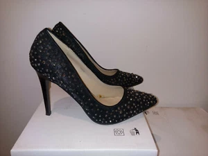 Zapatos Negros tacones Alto aguja fiestas - Imagen 1 de 3