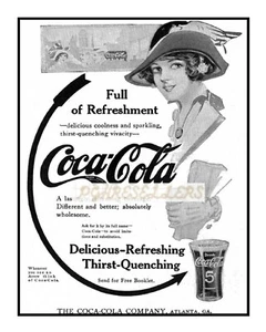 1913 Coca-Cola Antique Look Reproduction Advertisement Poster Print 8.5x11" - Picture 1 of 1
