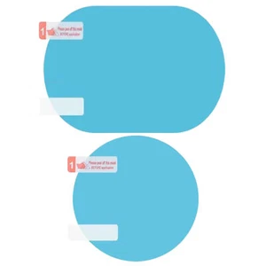2X Car Rear View Mirror Film Rainproof Anti-Fog Hydrophobic Protective Stickers - Picture 1 of 14