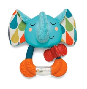 Infantino Dente e Sonaglio Attività Elefante Multi-texture - Foto 1 di 4