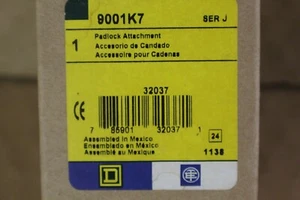 ACCESORIO DE CANDADO DE BOTÓN SCHNEIDER ELÉCTRICO CUADRADO D 9001K7 30MM TIPO K SK - Imagen 1 de 11