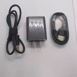 Motorola OEM ADAPTER SC-51 (5V-3A)(9v=2A)(12V=1.5A)+2 USB Cables(Type C&Micro B) - Picture 1 of 8