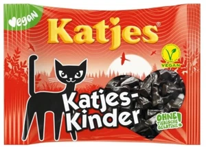 10 x KATJES Katzen Kinder Katjes niños regaliz nuevo de Alemania - Imagen 1 de 1