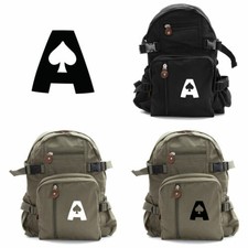 Ace of Spades Army Sport Heavyweight Canvas Backpack Bag