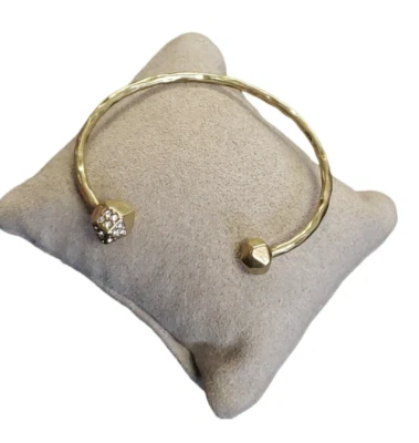 Silpada K&R Colección "On The Dot Cuff" Cristal Swarovski Latón KRB0079 Foto 1 de 3