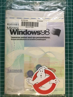 Microsoft Windows 98 Neu OVP schwedisch noch eingeschweißt in OVP  CD Key HB - Bild 1 von 2