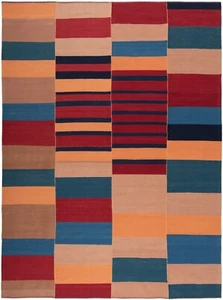 Kelim Handgewebter Perserteppich 297 x 220 cm-Rug,Orient,kilim,Carpet,Mehrfarbig - Bild 1 von 7