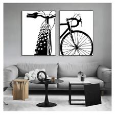 Motivational Wall Art Pictures Home Cycling Canvas Painting Bike Prints Posters