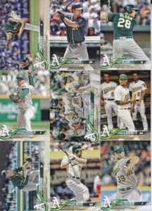 2018 TOPPS Series 2 OAKLAND ATHLETICS team set (9 cards) - Picture 1 of 1