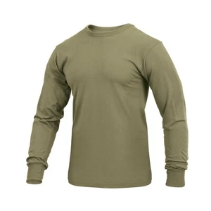 Coyote Brown LONG SLEEVE T-Shirt US Army Navy Desert Uniform AR 670-1 Compliant - Picture 1 of 1