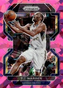 2021-22 Panini Prizm #90 T.J. Warren Pink Ice - Picture 1 of 2