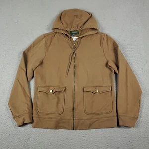Ralph Lauren Sweater Girls Medium Brown Full Zip Jacket Hoodie Sweatshirt * - Picture 1 of 16