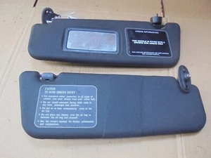 PARASOLES HYUNDAI CUPÉ 1996-1999 NEGROS CON 1 ESPEJO RETROVISOR Y CLIPS - Imagen 1 de 6