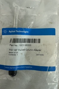 Agilent 19231-80520 FID/NPD Packed Column Adapter 1/8 inch. NEU! - Bild 1 von 2