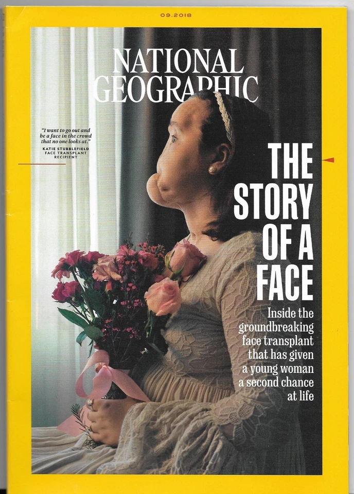 National Geographic September 2018 Magazine: The Story of a Face Foto 1 de 1