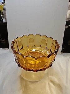 Vintage Fostoria Ruby Red Coin Glass Round Serving Bowl  1886 Bell & Washington - Picture 1 of 3