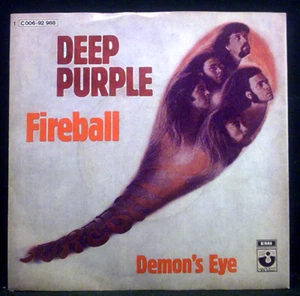 7"-Vinyl DEEP PURPLE - fireball / demon's eye, GER, m-/m- - Bild 1 von 1