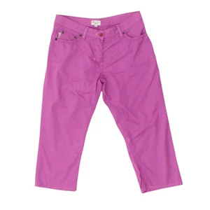 Pantalón capri Paul Smith rosa 3/4 largo para mujer | Diseñador recortado vintage - Imagen 1 de 3