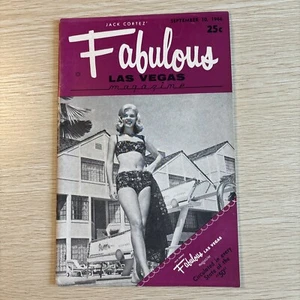 VINTAGE September 1966 Fabulous LAS VEGAS MAGAZINE - Picture 1 of 2