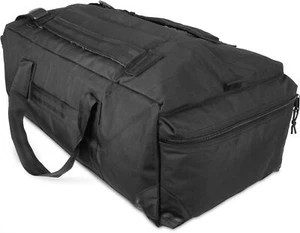 Kampf-Trageseesack 2-in-1 Rucksack Reisetasche 72 Liter Schwarz - Bild 1 von 5