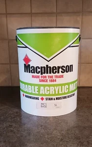 Macphersons Trade Durable Acrylic Matt Emulsion - Picture 1 of 4
