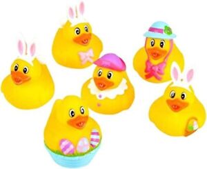 2" Easter Rubber Duck - 12 Piece Assortment