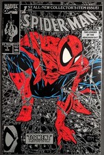 Spider-Man #1 Marvel Comics 1990 Todd McFarlane Silver Cover 1st Print NM 9.2