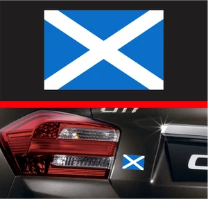 Calcomanía de vinilo de 4" bandera escocesa pegatina parachoques Escocia portátil coche ventana pegatina - Imagen 1 de 3