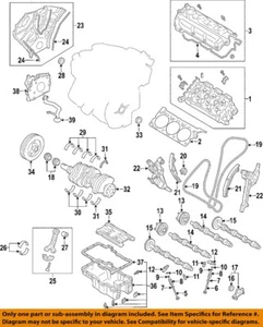 FORD OEM 06-09 Fusion EngineTransaxle-Valve Cover Gasket Left 6E5Z6584DA - Picture 1 of 1