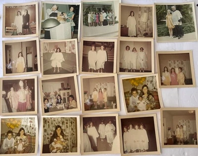 Mixed VTG Lot Of 19 Church Events Confirmation Religion Etc Color Photograph  - Image 1 of 4