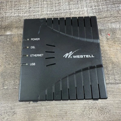 Westell E90-610030-06 DSL2 Modem Router Wind River As Is - Image 1 of 4