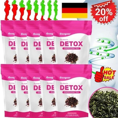 Lulutox Tè Perdita di Peso, Aiuta a Ridurre il Gonfiore, Detox Energizing Tea - Immagine 1 di 4