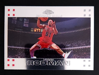 2007-08 Topps Chrome Dennis Rodman No93 Bulls почти как новые + кол-во+ - Изображение 1 из 2