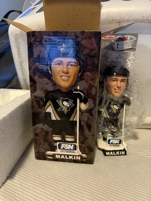 Pittsburgh Penguins Evgeni Malkin SGA Bobble GENO #71 2007 BOBBLE HEAD ORIG BOX - Image 1 of 4