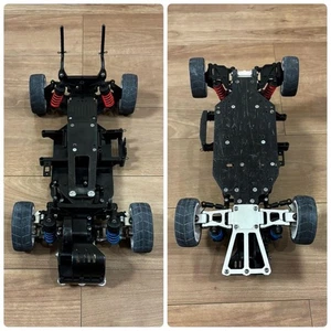 Tamiya FF-01 RC Touring Car Chassis TRF Parts Loaded RC Car 1/10 - Picture 1 of 5