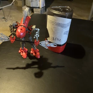 Lego Bionicle 8592 Rahkshi Turahk con bote Kraata e instrucciones - Imagen 1 de 10