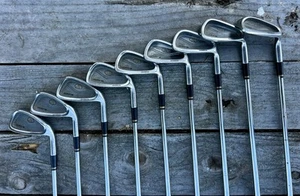 Juego de palos de golf King Cobra de hierro de gran tamaño 3-PW, SW RH de acero rígido para hombre excelente - Imagen 1 de 8
