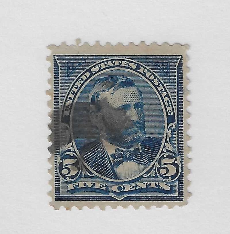 Scott # 281, 5 cents blue, Grant, 1898, VF-XF - Image 1 of 1