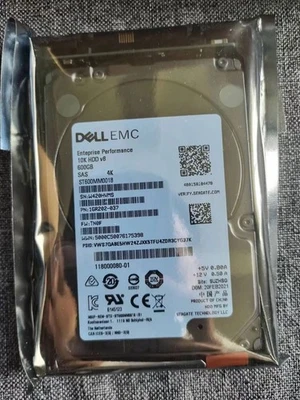 EMC 600G 005053360 D4-2S10-600U 005053363 10K SAS Hard Drives NEW - Image 1 of 4