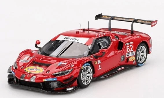 BBR Ferrari 296 GT3 #62 Pier Guidi Calado Rigon Serra Daytona 2023 1/43 CS005