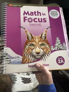 Math in Focus (2020) Teacher Editions Course 2A 7th Grade - Picture 1 of 5