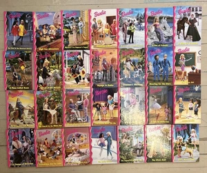 Barbie Hard Cover Books Vintage 1990’s Barbie & Friends Hard Cover Books Lot 28 - Picture 1 of 3